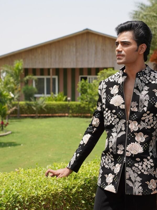 Floral Garden Bandhgala Jacket