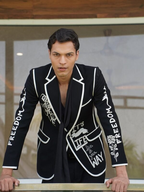 Freedom Hand-Painted Jacket Set