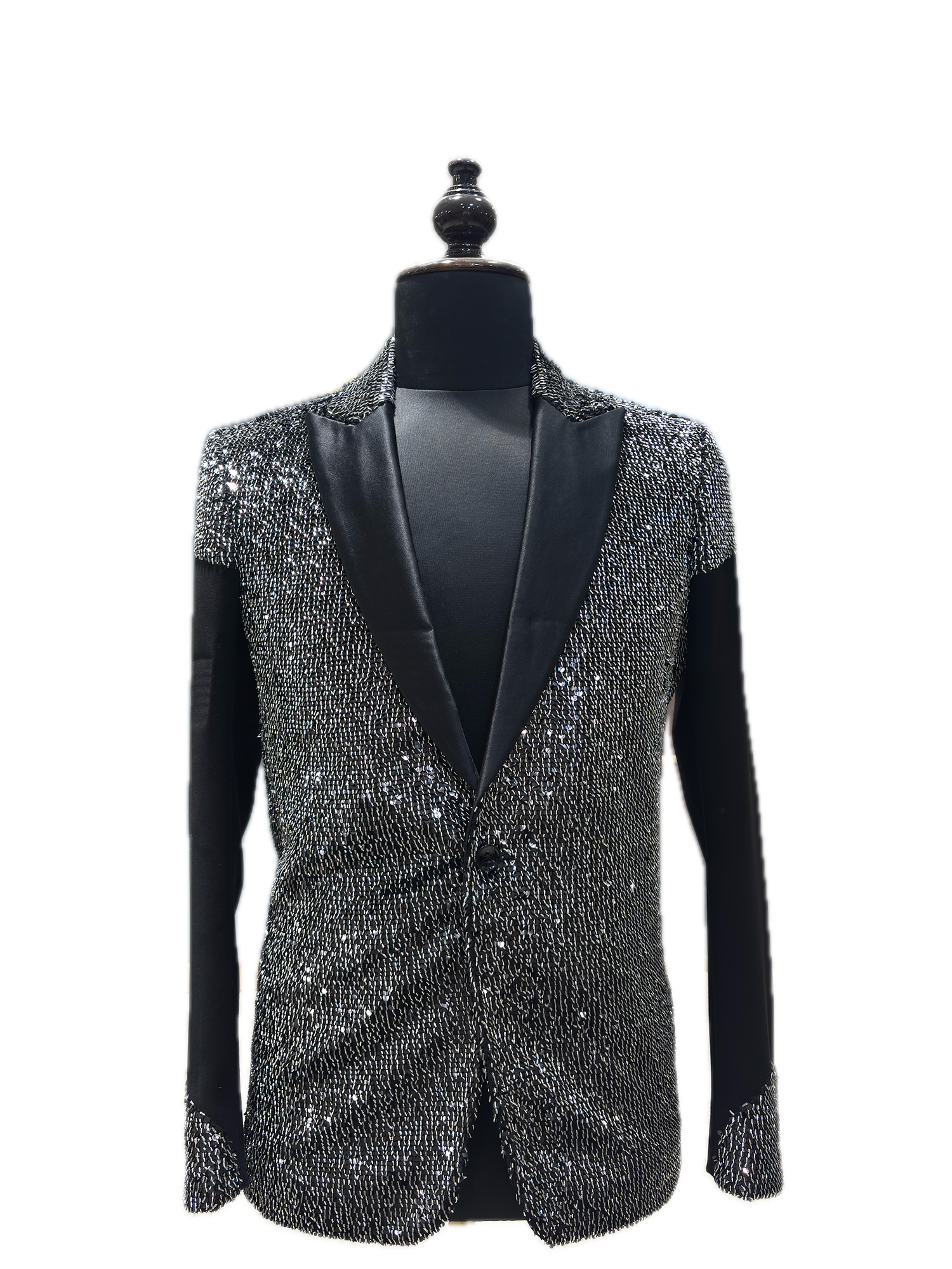 Charcoal Crystal-Panel Tuxedo