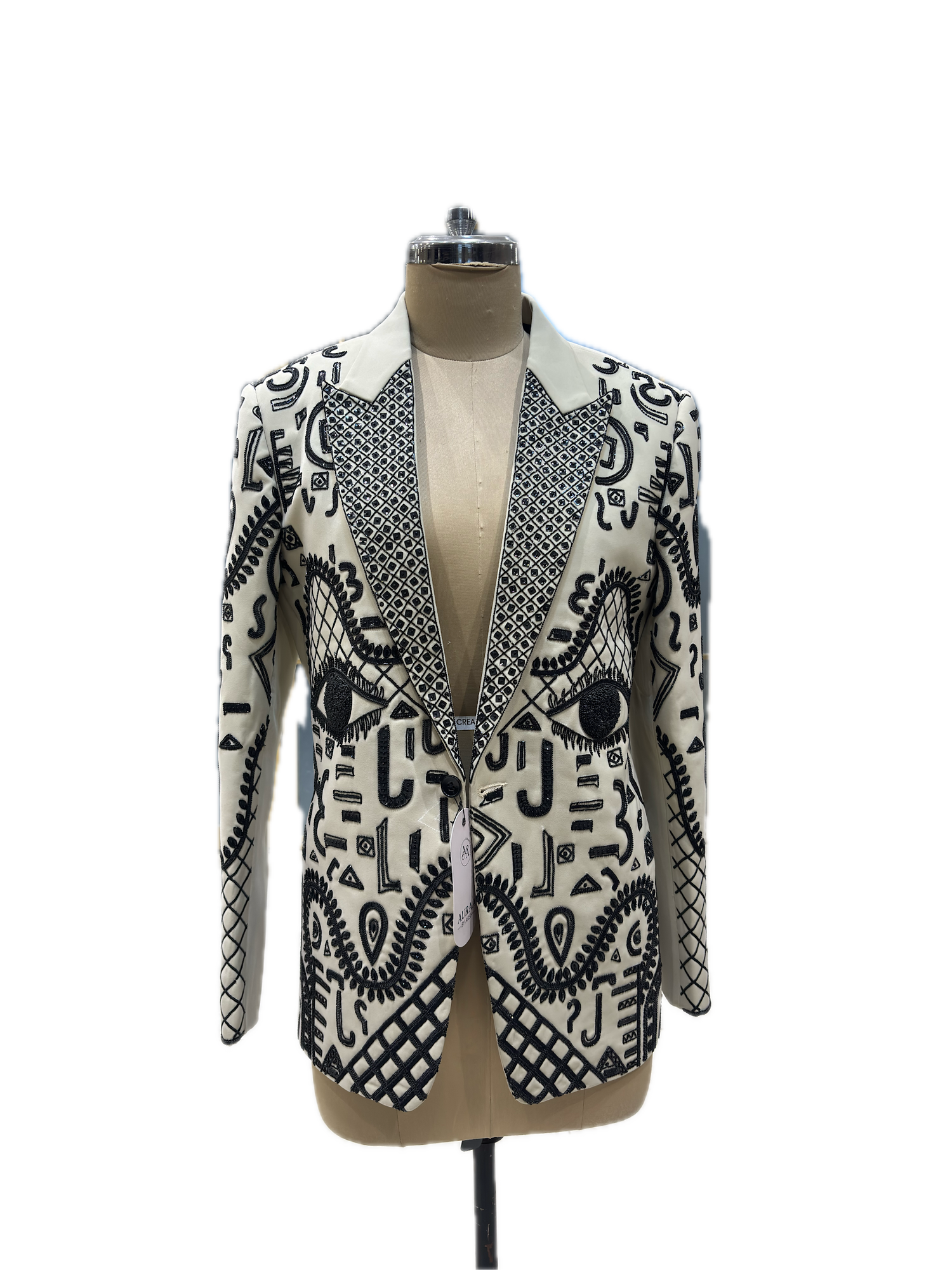 Ivory Baroque Brocade Jacket